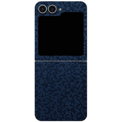Αυτοκόλλητο Skin Προστασίας Πλάτης - Samsung Galaxy Z Flip6 - Gams Premium Vinyl Skin Back Plate - Honeycomb Blue (GAMS-VNL-SKIN-HBL-002-211)
