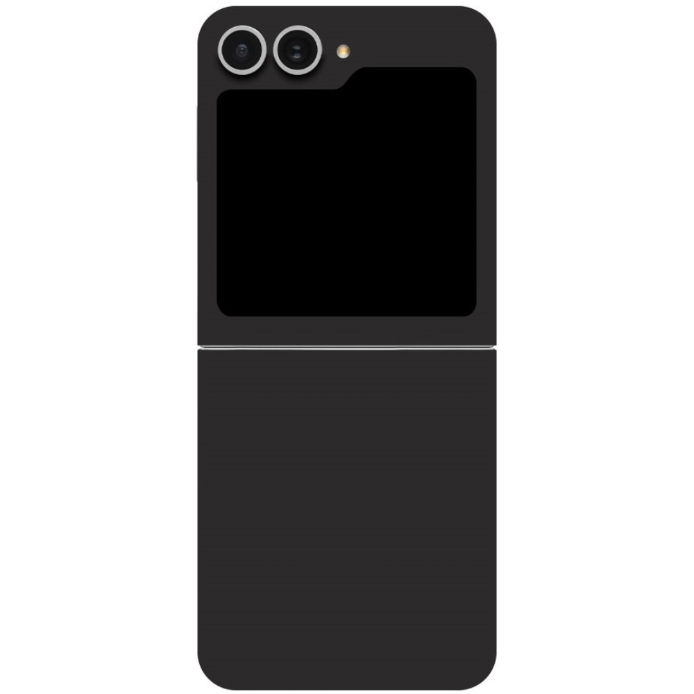 Αυτοκόλλητο Skin Προστασίας Πλάτης - Samsung Galaxy Z Flip6 - Gams Premium Vinyl Skin Back Plate - Black Matte (GAMS-VNL-SKIN-BMT-002-211)