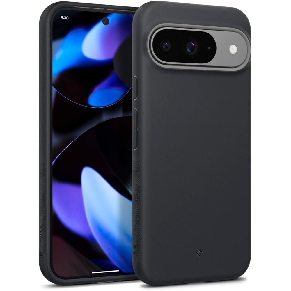 Ανθεκτική Θήκη Σιλικόνης - Google Pixel 9 / 9 Pro - Caseology Nano Pop - Black Sesame (ACS07807)