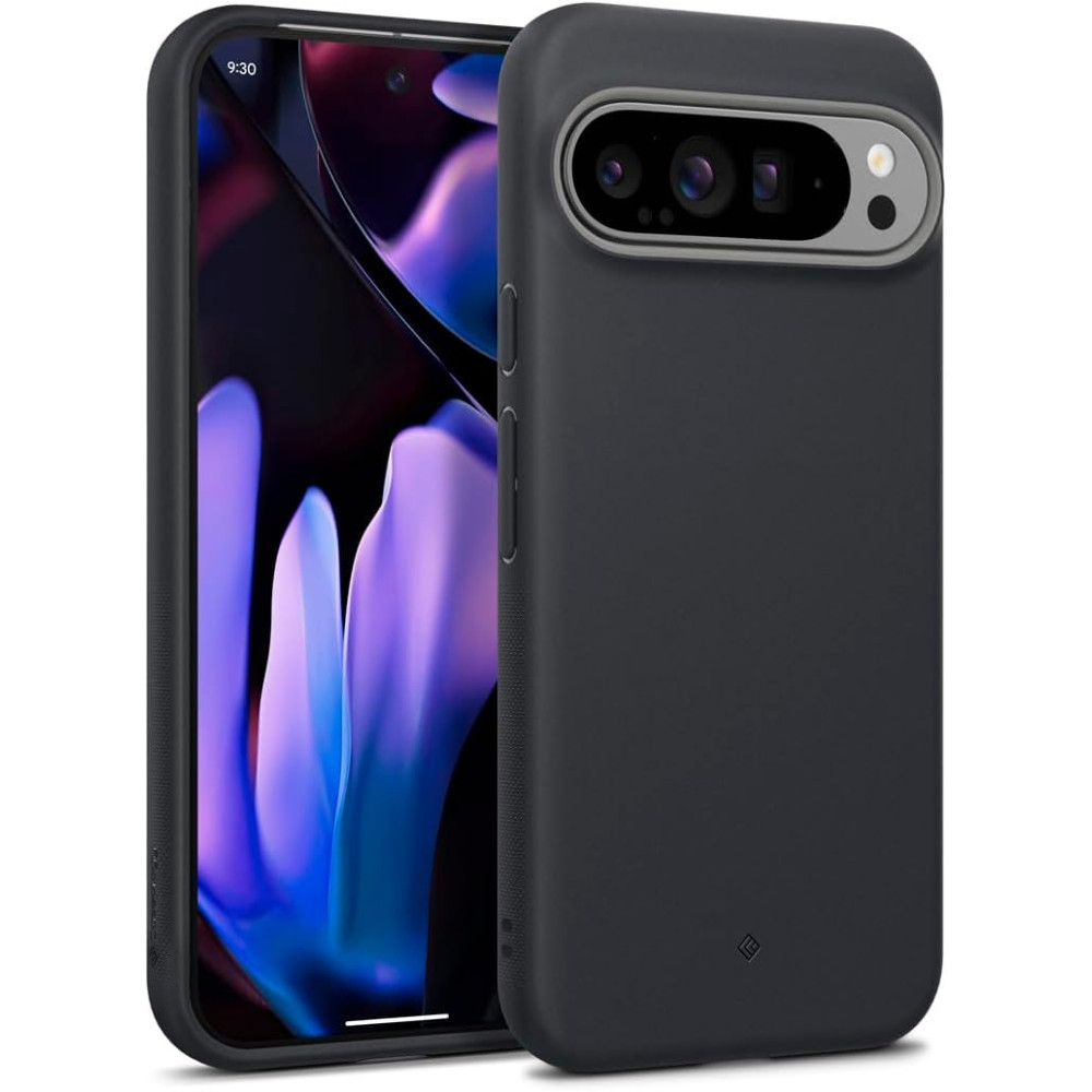 Ανθεκτική Θήκη Σιλικόνης - Google Pixel 9 Pro XL - Caseology Nano Pop - Black Sesame (ACS07808)