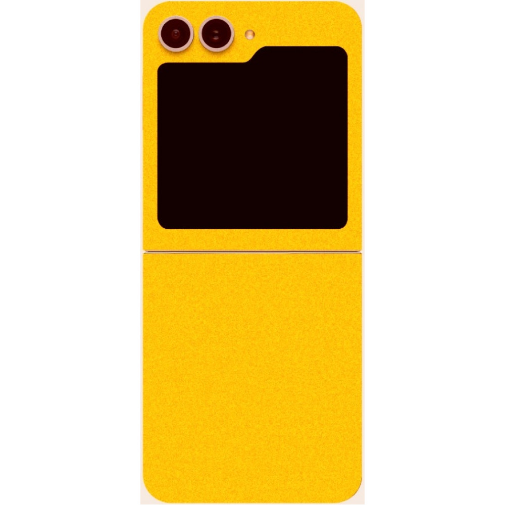 Αυτοκόλλητο Skin Προστασίας Πλάτης - Samsung Galaxy Z Flip6 - Gams Premium Vinyl Skin Back Plate - Yellow Satin (GAMS-VNL-SKIN-YS-002-211)