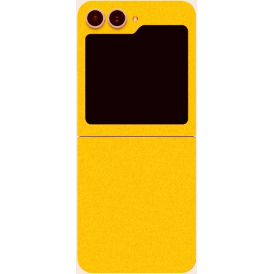 Αυτοκόλλητο Skin Προστασίας Πλάτης - Samsung Galaxy Z Flip6 - Gams Premium Vinyl Skin Back Plate - Yellow Satin (GAMS-VNL-SKIN-YS-002-211)