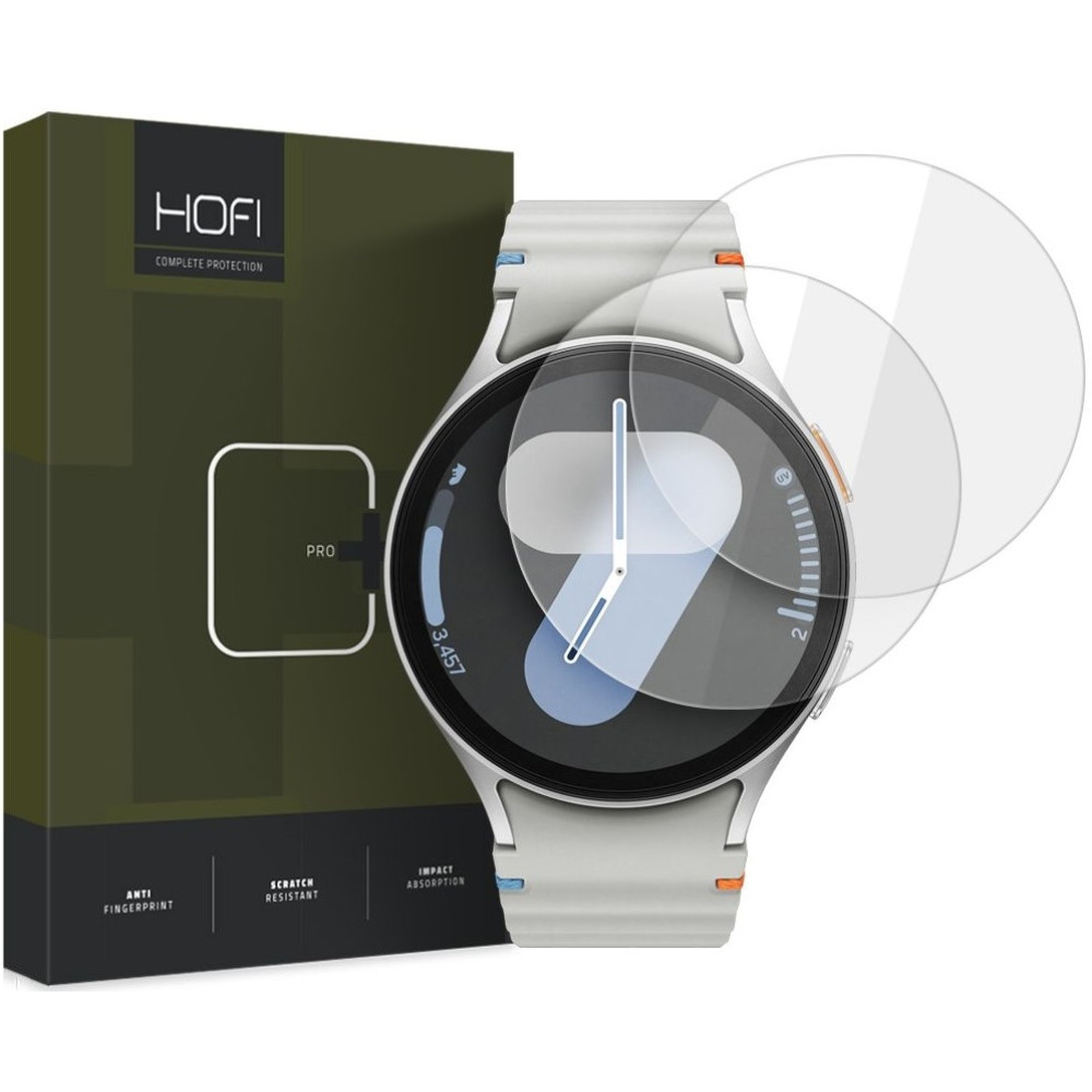Hofi Premium Pro+ Tempered Glass - Αντιχαρακτικό Γυαλί Οθόνης - Samsung Galaxy Watch 7 / 6 / 5 / 4 44mm - 2 Τεμάχια - Clear (5906302312610)