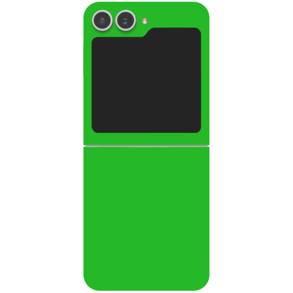 Αυτοκόλλητο Skin Προστασίας Πλάτης - Samsung Galaxy Z Flip6 - Gams Premium Vinyl Skin Back Plate - Green Matte (GAMS-VNL-SKIN-GM-002-211)