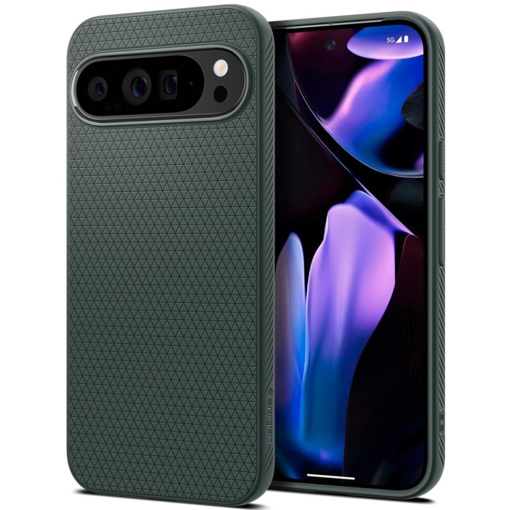 Θήκη Σιλικόνης - Google Pixel 9 Pro XL - Spigen Liquid Air - Abyss Green (ACS07717)