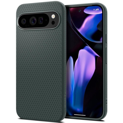 Θήκη Σιλικόνης - Google Pixel 9 Pro XL - Spigen Liquid Air - Abyss Green (ACS07717)