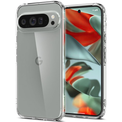 Σκληρή Θήκη - Google Pixel 9 Pro XL - Spigen Ultra Hybrid - Crystal Clear (ACS07721)