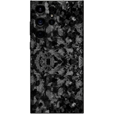 Αυτοκόλλητο Skin Προστασίας Πλάτης - Samsung Galaxy S24 Ultra - Gams Premium Vinyl Skin Back Plate - Forged Carbon (GAMS-VNL-SKIN-FC-002-201)