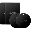 Tech-Protect Metalplate Magnetic Car Mount - Σετ Αυτοκόλλητες Μαγνητικές Μεταλλικές Πλάκες για Μαγνητική Βάση Αυτοκινήτου - 4 Τεμάχια - Black (9589046924637)
