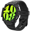 Spigen Rugged Armor Pro - Unibody Θήκη Σιλικόνης - Samsung Galaxy Watch 7 40mm - Matte Black (ACS08336)
