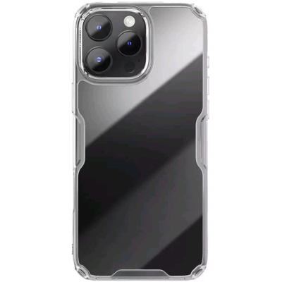 Σκληρή Διάφανη Θήκη με TPU Bumper - Apple iPhone 16 Pro - Nillkin Nature TPU Pro Case - Transparent (6902048287204)