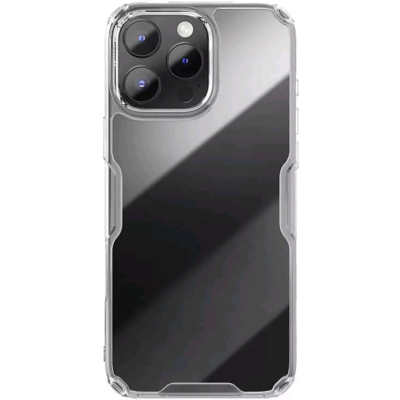 Σκληρή Διάφανη Θήκη με TPU Bumper - Apple iPhone 16 Pro Max - Nillkin Nature TPU Pro Case - Transparent (6902048287242)