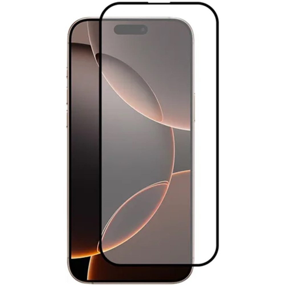 Αντιχαρακτικό Γυαλί Προστασίας Apple iPhone 16 Pro - Vivid Full Face Tempered Glass Οθόνης - Black (VITEMP497BK)