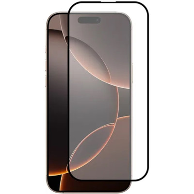 Αντιχαρακτικό Γυαλί Προστασίας Apple iPhone 16 Pro - Vivid Full Face Tempered Glass Οθόνης - Black (VITEMP497BK)