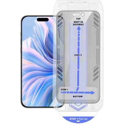 Αντιχαρακτικό Γυαλί Προστασίας Apple iPhone 16 Pro Max - Vivid Full Face Privacy Tempered Glass W/Applicator Απορρήτου Οθόνης - Black (VITEMPPRIV498BK-AP)