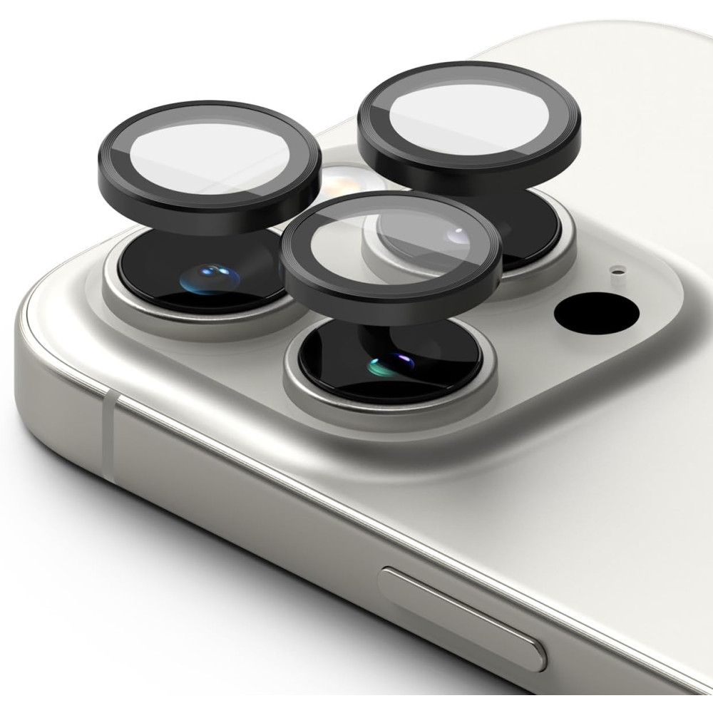 Αντιχαρακτικό Προστατευτικό Γυαλί Apple iPhone 16 Pro / 16 Pro Max - Vivid Camera Protective Lens 3 in 1 για Φακό Κάμερας - Black (VICAM497BK)