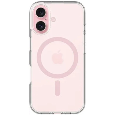 Θήκη Apple iPhone 16 - Vivid MagSafe Hybrid Case Διάφανη με MagSafe - Pink (VIMAGACR496PK)