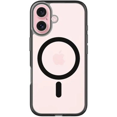 Θήκη Apple iPhone 16 - Vivid MagSafe Hybrid Case Διάφανη με MagSafe - Black (VIMAGACR496BK)