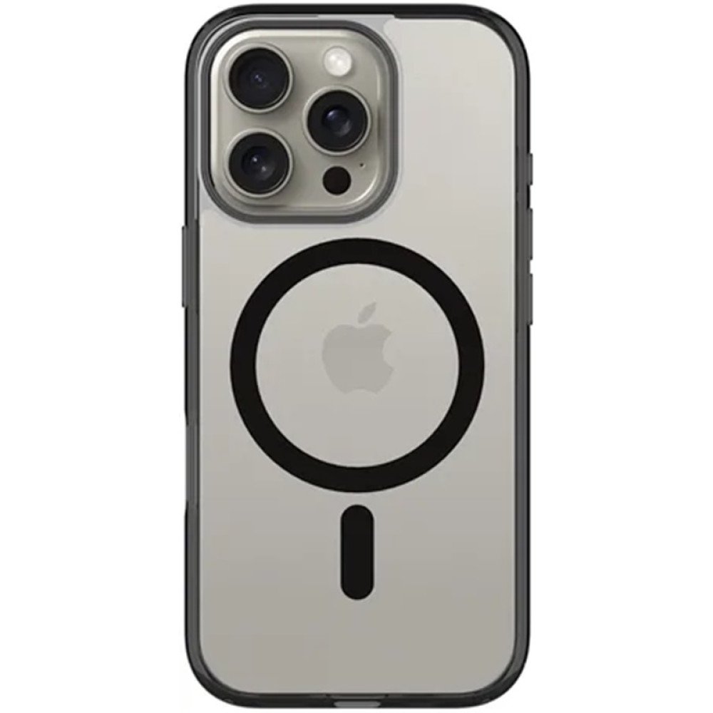 Θήκη Apple iPhone 16 Pro - Vivid MagSafe Hybrid Case Διάφανη με MagSafe - Black (VIMAGACR497BK)