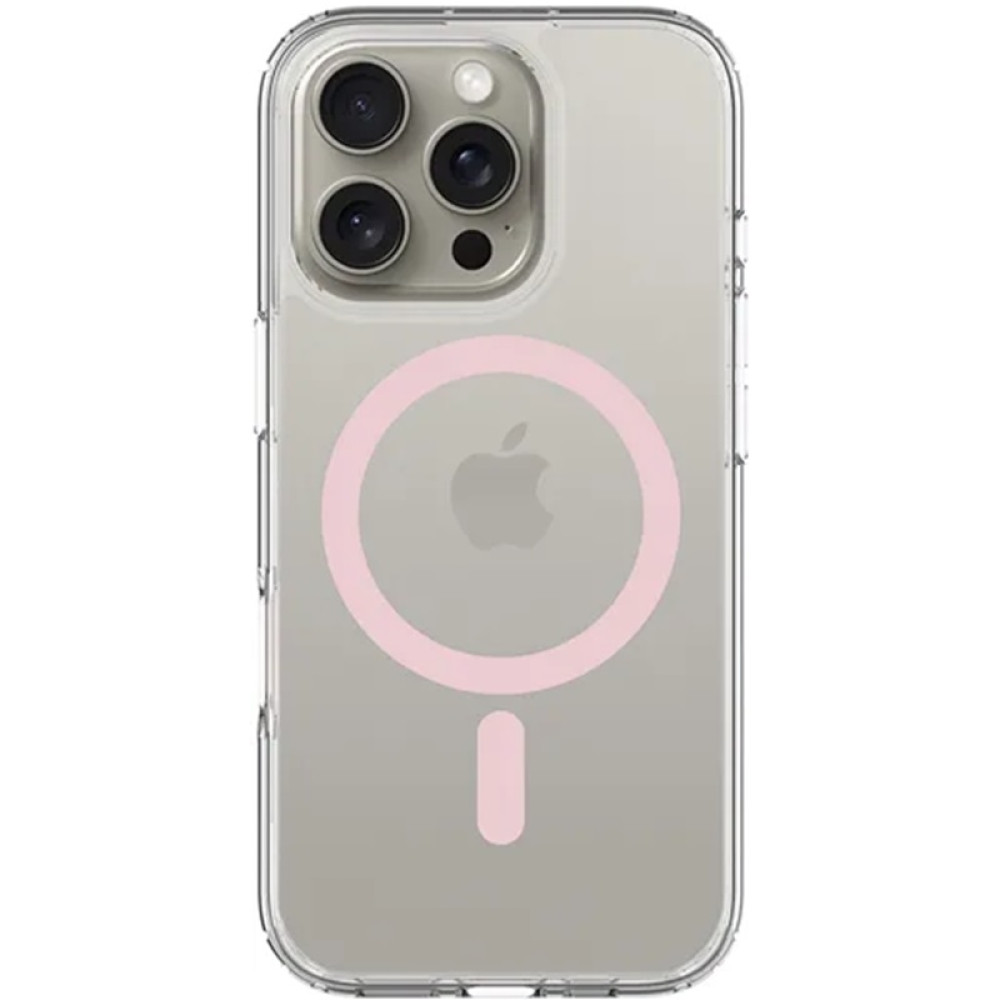 Θήκη Apple iPhone 16 Pro Max - Vivid MagSafe Hybrid Case Διάφανη με MagSafe - Pink (VIMAGACR498PK)
