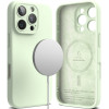 Ανθεκτική MagSafe Θήκη Σιλικόνης - Apple iPhone 16 Pro Max - Ringke Silicone Magnetic - Soft Mint (8809961789687)