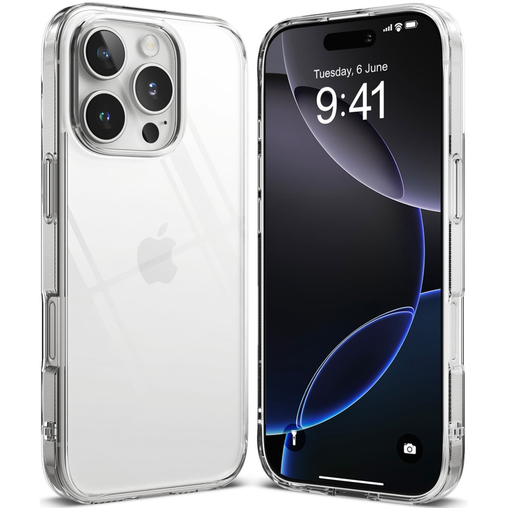 Σκληρή Θήκη με TPU Bumper - Apple iPhone 16 Pro - Ringke Fusion - Clear (8809961789762)