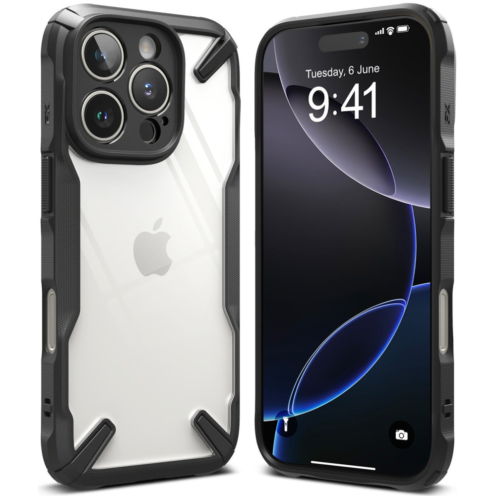 Σκληρή Θήκη - Apple iPhone 16 Pro - Ringke Fusion X - Black (8809961789847)