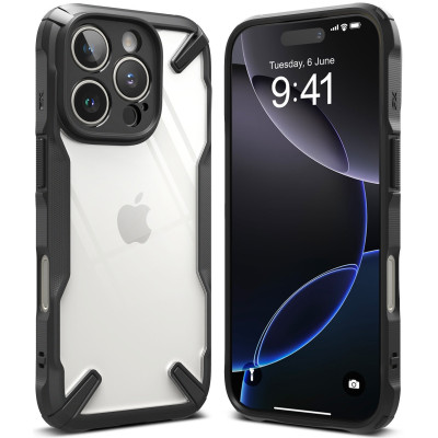 Σκληρή Θήκη - Apple iPhone 16 Pro - Ringke Fusion X - Black (8809961789847)