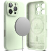 Ανθεκτική MagSafe Θήκη Σιλικόνης - Apple iPhone 16 Pro - Ringke Silicone Magnetic - Soft Mint (8800274960015)