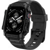 Unibody Θήκη Σιλικόνης - Apple Watch 11 / 10 42mm - Spigen Rugged Armor Pro - Matte Black (ACS08591)