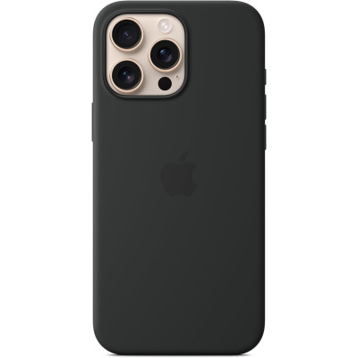 Θήκη Apple iPhone 16 Pro Max - Official Apple Silicone Case Σιλικόνης με MagSafe - Black (MYYT3ZM/A)