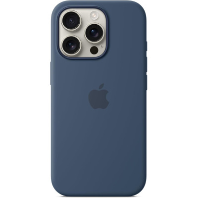 Θήκη iPhone 16 Pro Official Apple Silicone Case Σιλικόνης με MagSafe - Denim (MYYK3ZM/A)