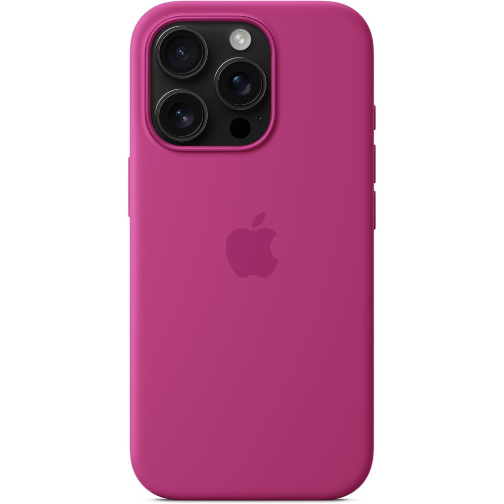 Θήκη iPhone 16 Pro Official Apple Silicone Case Σιλικόνης με MagSafe - Fuchsia (MYYN3ZM/A)