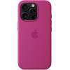 Θήκη iPhone 16 Pro Official Apple Silicone Case Σιλικόνης με MagSafe - Fuchsia (MYYN3ZM/A)