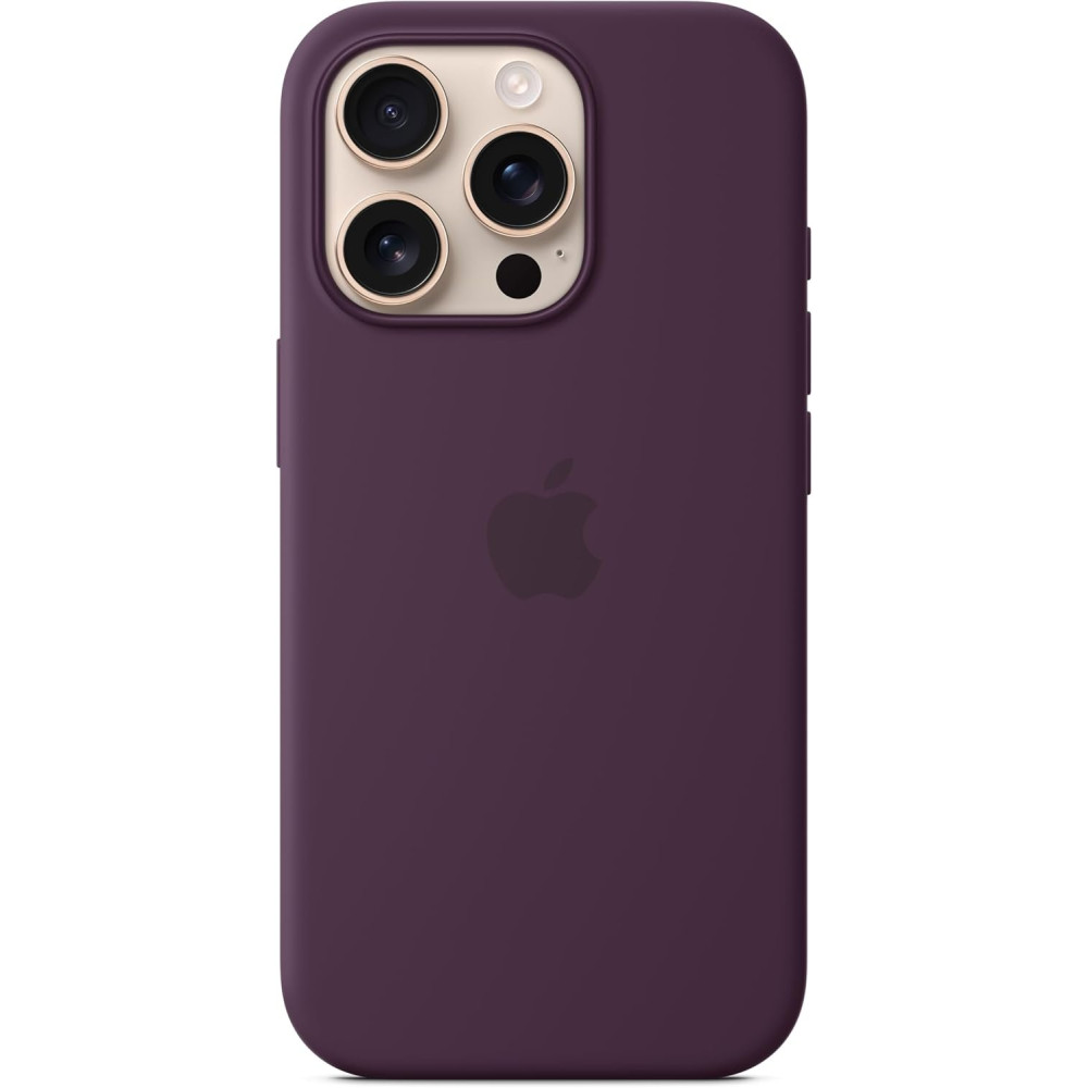 Θήκη iPhone 16 Pro Official Apple Silicone Case Σιλικόνης με MagSafe - Plum (MYYM3ZM/A)