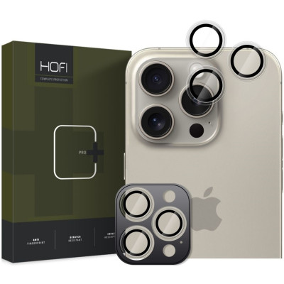 Αντιχαρακτικό Γυαλί Προστασίας για Φακό Κάμερας - Apple iPhone 17 Pro / 17 Pro Max / 16 Pro / 16 Pro Max - Hofi Camring Pro+ - Clear (5906302311033)