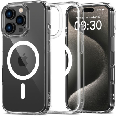 Σκληρή Διάφανη Θήκη MagSafe - Apple iPhone 16 Pro Max - Tech-Protect FlexAir Hybrid - Clear (5906302311491)