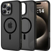 Σκληρή Ημιδιάφανη Θήκη MagSafe - Apple iPhone 16 Pro - Tech-Protect MagMat - Matte Black (5906302311101)