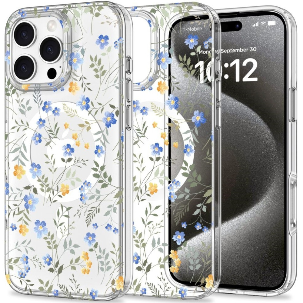 Σκληρή Θήκη MagSafe - Apple iPhone 16 Pro - Tech-Protect MagMood - Spring Flowers (5906302311521)