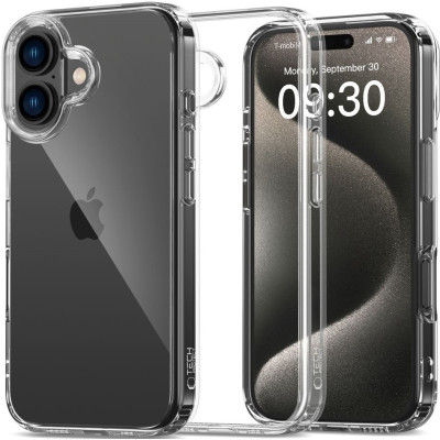 Θήκη Apple iPhone 16 - Tech-Protect FlexAir Hybrid Σκληρή Διάφανη - Clear (5906302311620)