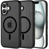 Θήκη Apple iPhone 16 - Tech-Protect MagMat Σκληρή Ημιδιάφανη με MagSafe - Matte Black (5906302311088)