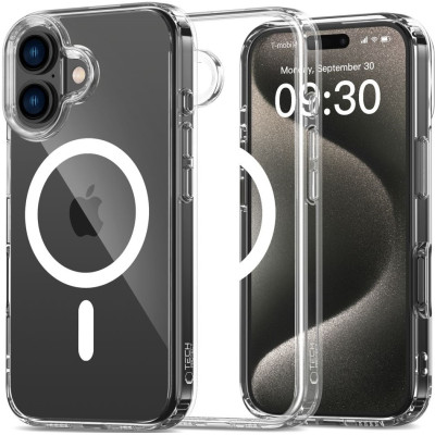 Θήκη Apple iPhone 16 - Tech-Protect FlexAir Hybrid Σκληρή Διάφανη με MagSafe - Clear (5906302311460)