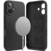 Θήκη Apple iPhone 16 - Ringke Silicone Magnetic Ανθεκτική Σιλικόνης με MagSafe - Black (8800274960572)