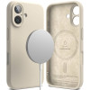 Θήκη Apple iPhone 16 - Ringke Silicone Magnetic Ανθεκτική Σιλικόνης με MagSafe - Stone (8800274960596)