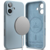 Θήκη Apple iPhone 16 - Ringke Silicone Magnetic Ανθεκτική Σιλικόνης με MagSafe - Blue (8800274960619)
