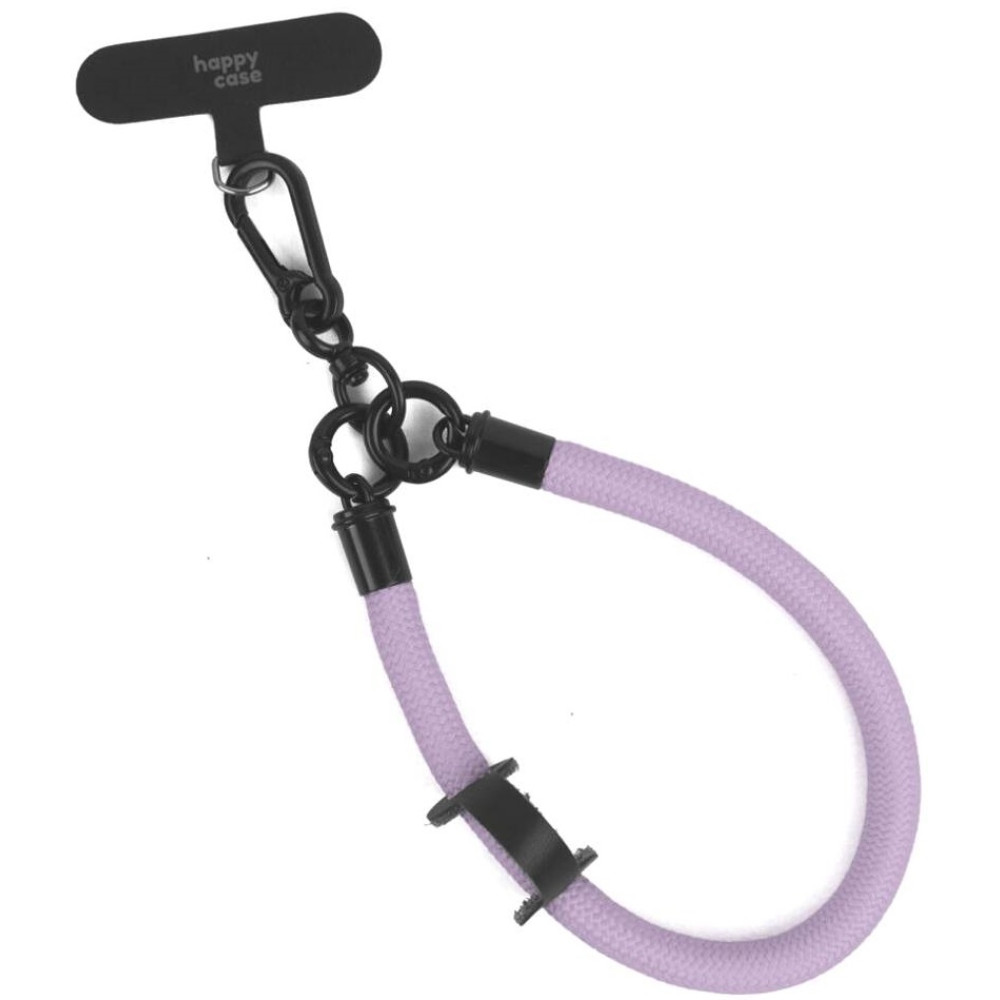 HappyCase Universal Αποσπώμενο Λουράκι Χειρός για Θήκες Κινητών / Smartphones - Πάχος 10mm - Purple (8719246455704)
