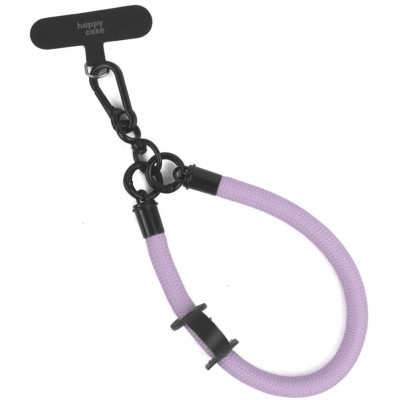 HappyCase Universal Αποσπώμενο Λουράκι Χειρός για Θήκες Κινητών / Smartphones - Πάχος 10mm - Purple (8719246455704)