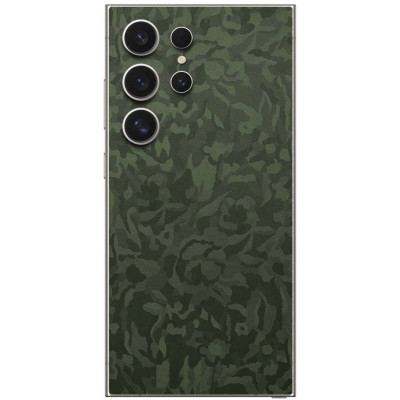 Αυτοκόλλητο Skin Προστασίας Πλάτης - Samsung Galaxy S24 Ultra - Gams Premium Vinyl Skin Back Plate - Camo Green (GAMS-VNL-SKIN-CG-002-201)