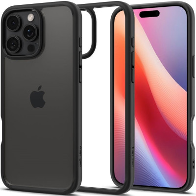 Θήκη Apple iPhone 16 Pro Max - Spigen Ultra Hybrid Σκληρή - Matte Black (ACS07996)