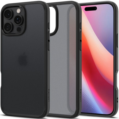 Θήκη Apple iPhone 16 Pro Max - Spigen Ultra Hybrid Σκληρή - Frost Black (ACS07995)